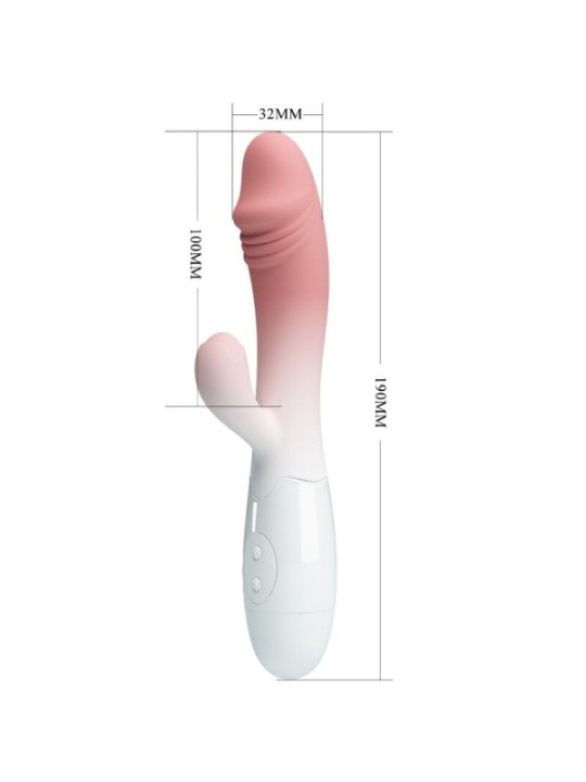 PRETTY LOVE - VIBRATEUR SNAPPY RABBIT 30 VIBRATIONS ROSE