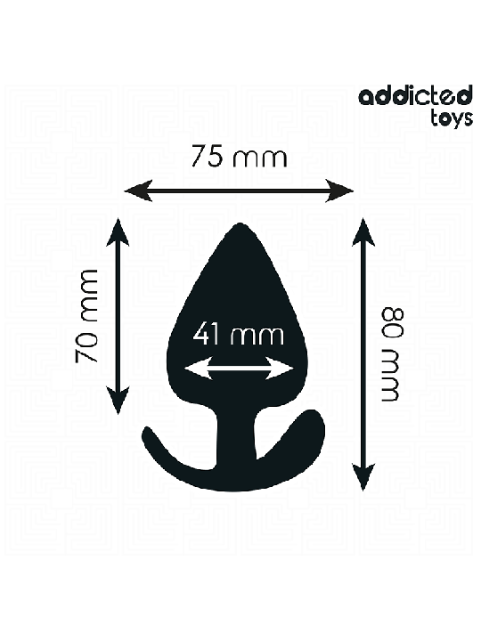 ADDICTED TOYS - PLUG ANAL TAILLE L 8 CM