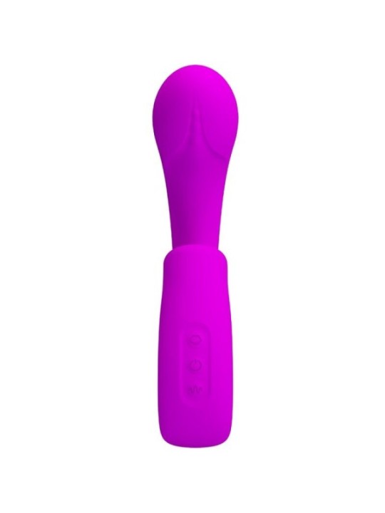 PRETTY LOVE - SIBEL VIBRATEUR POINT G + STIMULATEUR CLITORIS SIBEL 10 VIBRATIONS VIOLET