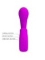 PRETTY LOVE - SIBEL VIBRATEUR POINT G + STIMULATEUR CLITORIS SIBEL 10 VIBRATIONS VIOLET