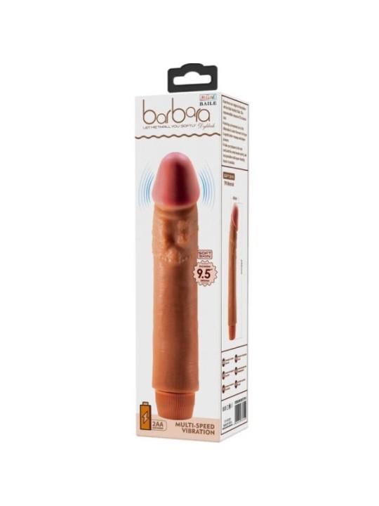 BAILE - VIBRATEUR RÉALISTE DYBBUK 24 CM MULÂTRE