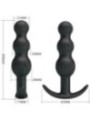 PRETTY LOVE - VIBRATEUR ANAL SIDNEY 10 VIBRATIONS NOIR