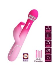 PRETTY LOVE - VIBRATEUR LAPIN MULTIFONCTION 3 EN 1 DEJON ROSE