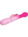 PRETTY LOVE - VIBRATEUR LAPIN MULTIFONCTION 3 EN 1 DEJON ROSE