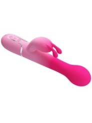 PRETTY LOVE - VIBRATEUR LAPIN MULTIFONCTION 3 EN 1 DEJON ROSE