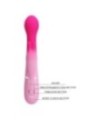 PRETTY LOVE - VIBRATEUR LAPIN MULTIFONCTION 3 EN 1 DEJON ROSE