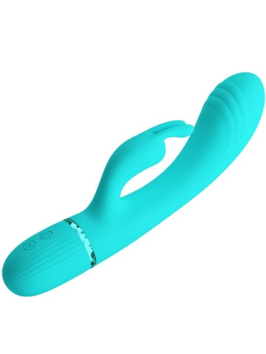 PRETTY LOVE - VIBRATEUR SCOCCO LAPIN TURQUOISE