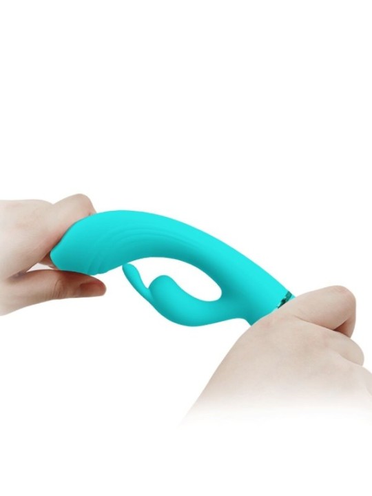 PRETTY LOVE - VIBRATEUR SCOCCO LAPIN TURQUOISE