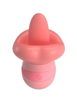 PRETTY LOVE - STIMULATEUR DE CLITORIS KYLEE TONGUE 10 VIBRATIONS ROSE NUDE
