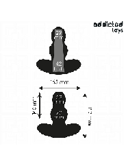 ADDICTED TOYS - PLUG ANAL CREUX TAILLE XXL 15,2 CM