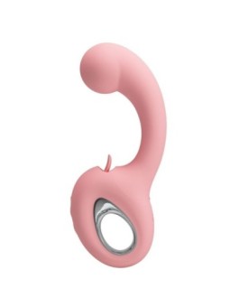 PRETTY LOVE - VIBRATEUR POINT G + STIMULATEUR DE CLITORIS ERYNNYES 10 VIBRATIONS ROSE