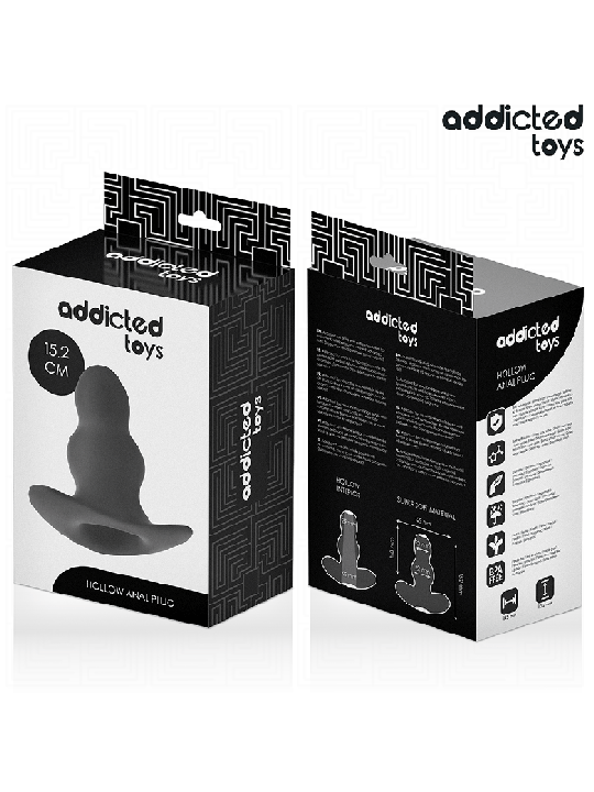 ADDICTED TOYS - PLUG ANAL CREUX TAILLE XXL 15,2 CM
