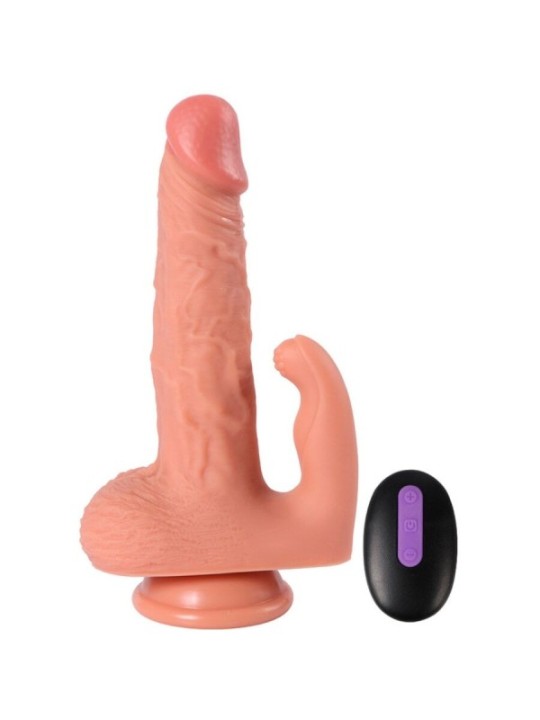 SHEQU - HAYDEN DILDO ET STIMULATEUR DE CLITORIS AVEC VIBRATION ET TÉLÉCOMMANDE 16 CM