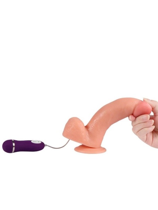 SHEQU - ADAM VIBRATEUR DILDO AVEC TÉLÉCOMMANDE 21 CM