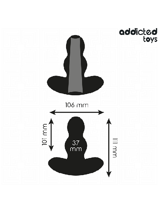 ADDICTED TOYS - PLUG ANAL CREUX TAILLE L 11,1 CM