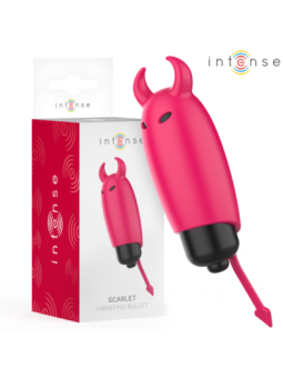 INTENSE - BALLE VIBRANTE ÉCARLATE RED DEMON 9,3 X 2,4 CM