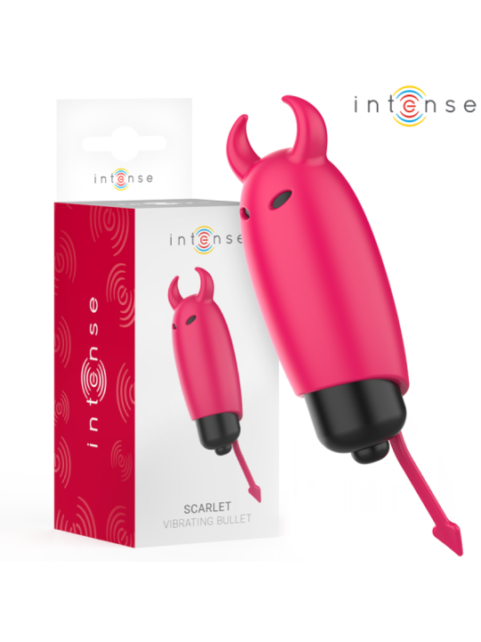 INTENSE - BALLE VIBRANTE ÉCARLATE RED DEMON 9,3 X 2,4 CM