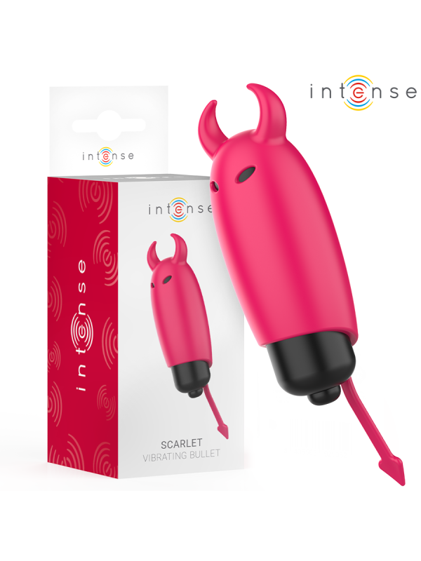 INTENSE - BALLE VIBRANTE ÉCARLATE RED DEMON 9,3 X 2,4 CM