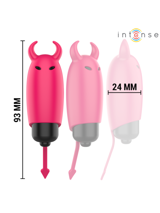 INTENSE - BALLE VIBRANTE ÉCARLATE RED DEMON 9,3 X 2,4 CM