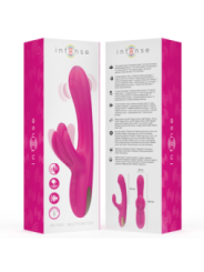 INTENSE - BRITNEY VIBRATEUR LAPIN MULTIFONCTION 23 CM ROSE