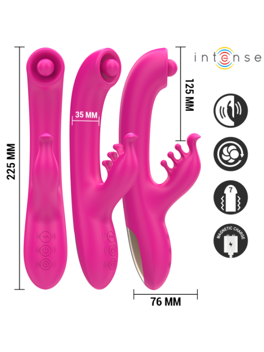 INTENSE - CHRISTINA VIBRATEUR LAPIN MULTIFONCTION 22,5 CM ROSE