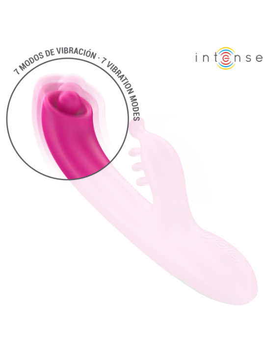 INTENSE - CHRISTINA VIBRATEUR LAPIN MULTIFONCTION 22,5 CM ROSE