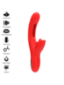 INTENSE - JESSICA VIBRATEUR MULTIFONCTION STIMULATION CLITORIS 24,8 CM ROUGE