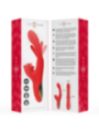 INTENSE - JESSICA VIBRATEUR MULTIFONCTION STIMULATION CLITORIS 24,8 CM ROUGE