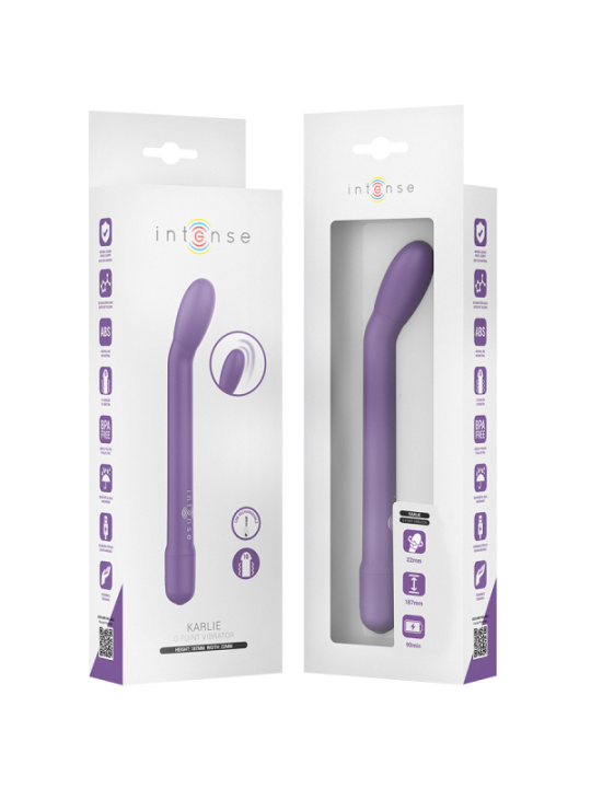 INTENSE - STIMULATEUR DE POINT G RECHARGEABLE KARLIE VIOLET