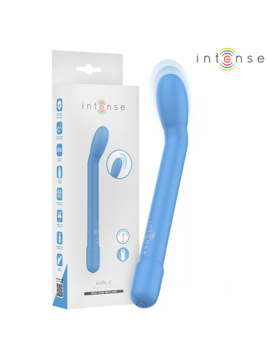 INTENSE - STIMULATEUR DE POINT G RECHARGEABLE KARLIE BLEU