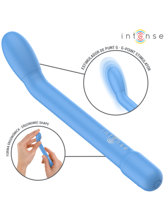 INTENSE - STIMULATEUR DE POINT G RECHARGEABLE KARLIE BLEU