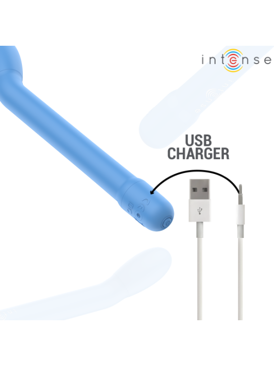 INTENSE - STIMULATEUR DE POINT G RECHARGEABLE KARLIE BLEU