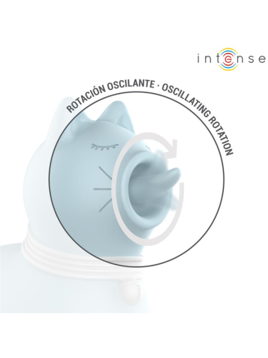INTENSE - STIMULATEUR DUCHESSE AVEC LANGUE ROTATIVE 360º BLEU