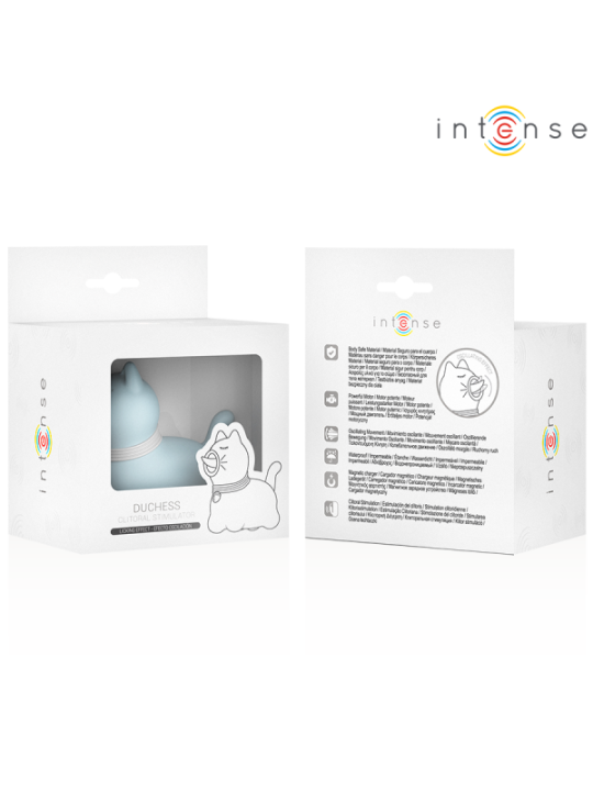 INTENSE - STIMULATEUR DUCHESSE AVEC LANGUE ROTATIVE 360º BLEU