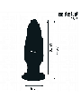 ADDICTED TOYS - PLUG ANAL AVEC BIJOU TAILLE S 8,8 CM