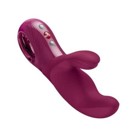 FUN FACTORY - VIBRATEUR MISS BI LAPIN ROUGE VIN
