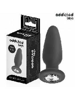 ADDICTED TOYS - PLUG ANAL AVEC BIJOU TAILLE M 10,4 CM