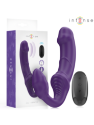 INTENSE - JILL DOUBLE VIBRATEUR 20 CM VIOLET TÉLÉCOMMANDE
