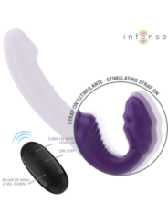 INTENSE - JILL DOUBLE VIBRATEUR 20 CM VIOLET TÉLÉCOMMANDE