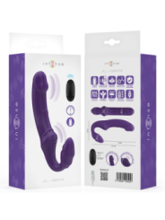 INTENSE - JILL DOUBLE VIBRATEUR 20 CM VIOLET TÉLÉCOMMANDE