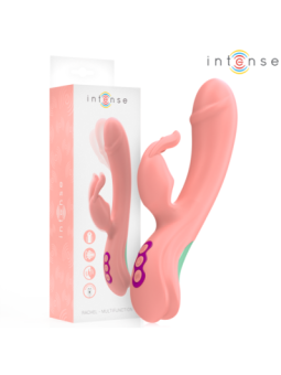 INTENSE - RACHEL VIBRATEUR RABBIT 5 VIBRATIONS ROSE
