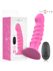 INTENSE - CINDY VIBRATEUR TAILLE L DESIGN SPIRALE 10 VIBRATIONS ROSE TÉLÉCOMMANDE