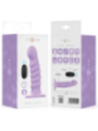 INTENSE - BRENDA VIBRATEUR TAILLE M DESIGN SPIRALE 10 VIBRATIONS VIOLET TÉLÉCOMMANDE
