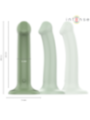 INTENSE - BECCA VIBRATEUR AVEC VENTOUSE 10 VIBRATIONS TÉLÉCOMMANDE VERTE