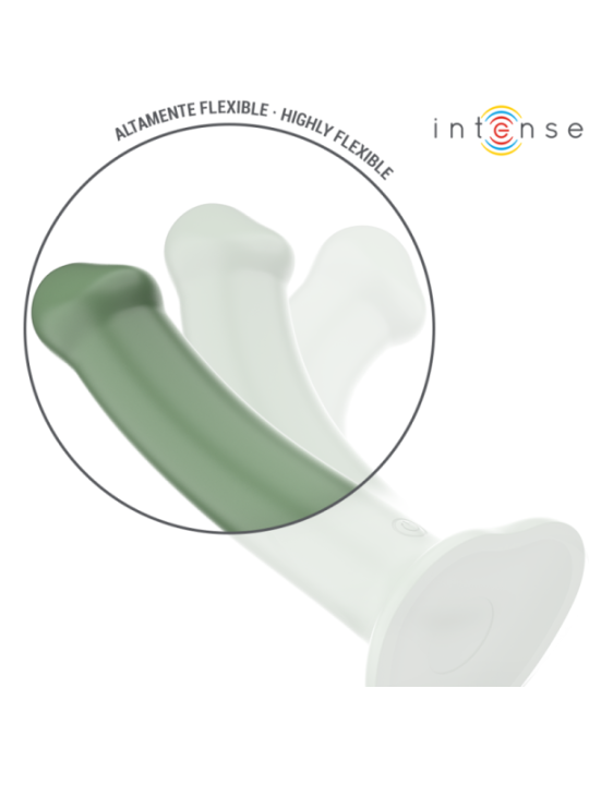 INTENSE - BECCA VIBRATEUR AVEC VENTOUSE 10 VIBRATIONS TÉLÉCOMMANDE VERTE