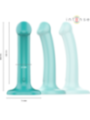 INTENSE - KATIE VIBRATEUR AVEC VENTOUSE 10 VIBRATIONS TÉLÉCOMMANDE BLEUE