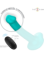 INTENSE - KATIE VIBRATEUR AVEC VENTOUSE 10 VIBRATIONS TÉLÉCOMMANDE BLEUE