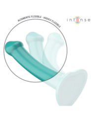 INTENSE - KATIE VIBRATEUR AVEC VENTOUSE 10 VIBRATIONS TÉLÉCOMMANDE BLEUE