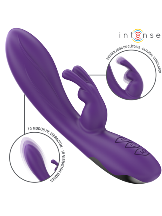 INTENSE - RANDALL VIBRATEUR RABBIT 10 VIBRATIONS VIOLET