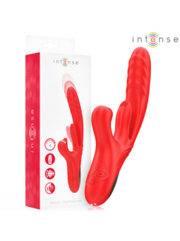 INTENSE - ROSALIA VIBRATEUR MULTIFONCTION 3 EN 1 ROUGE